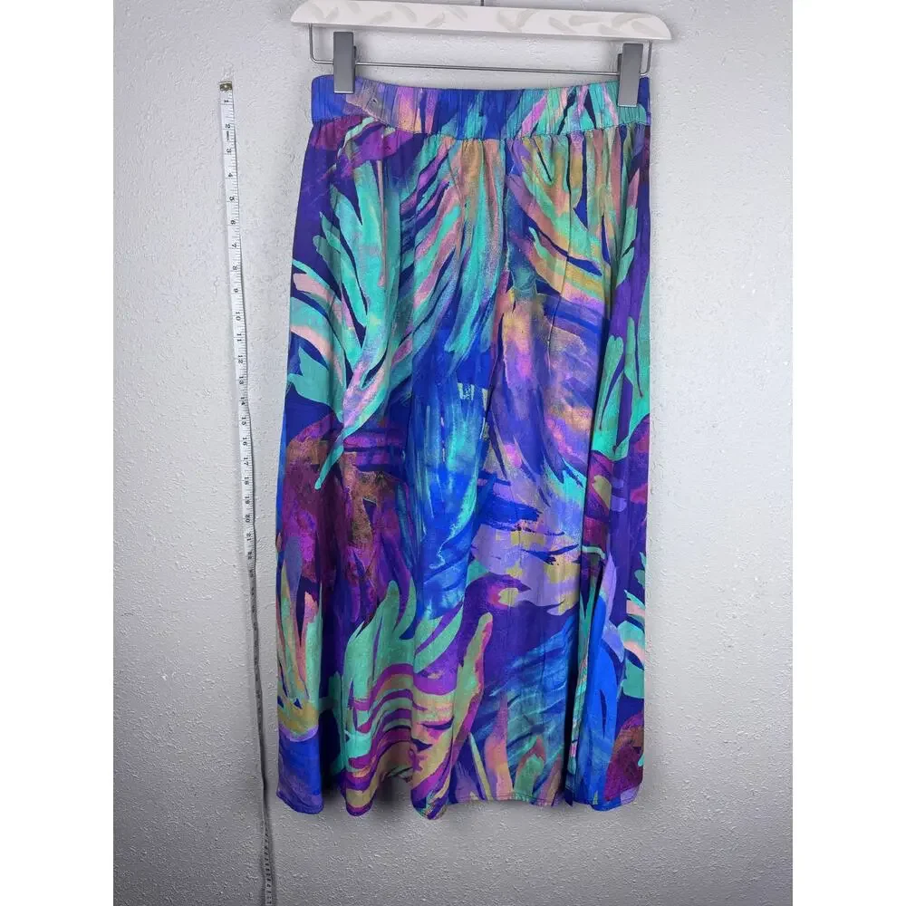 Soft Surroundings Colorful skirt womens size PM